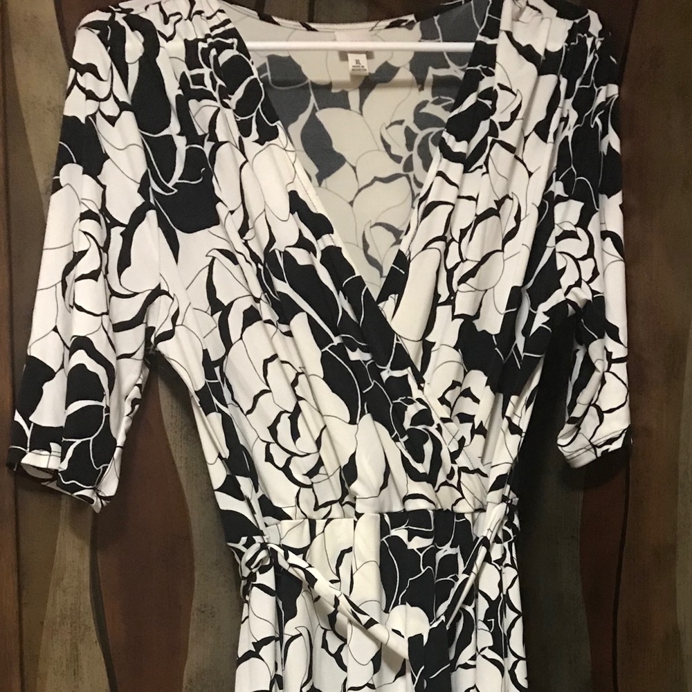 Slinky wrap style dress